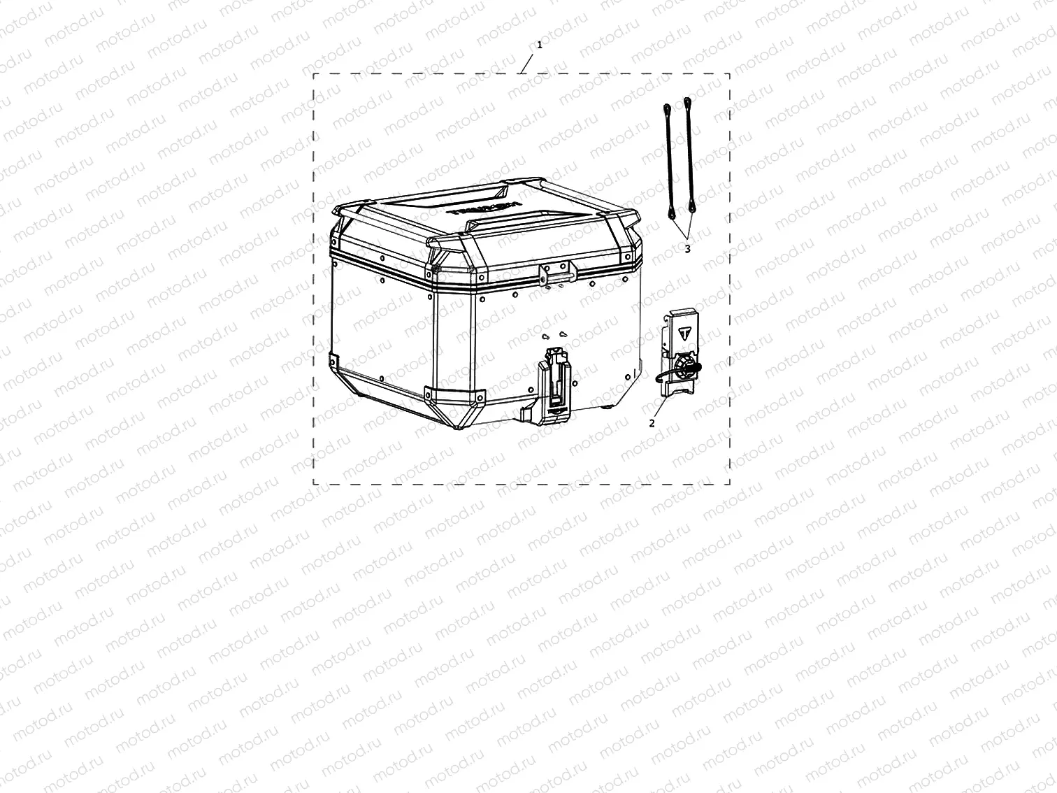 Aluminium top case (expedition)