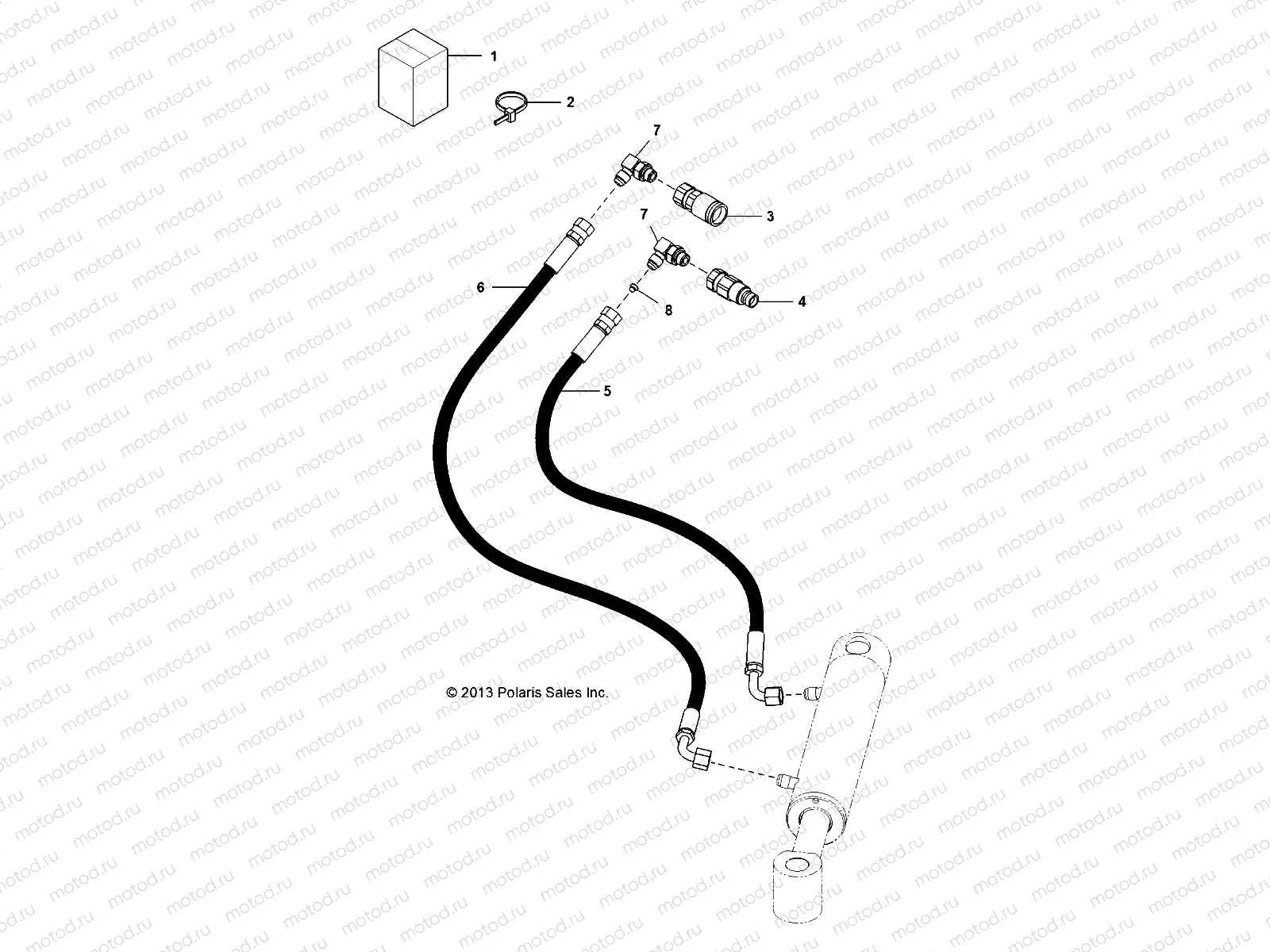 ANGLE BROOM | ANGLE BROOM, HOSE OPTIONS - D142M9JDJ-BRM (49BRUTUSOPTIONS6795)