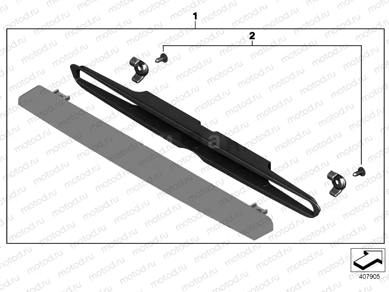 AUXILIARY BRAKE LIGHT, TOUR TOPCASE 2