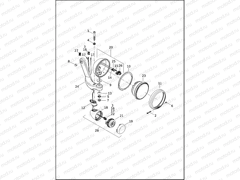 AUXILIARY / FOG LAMPS AND TURN SIGNAL, FRONT