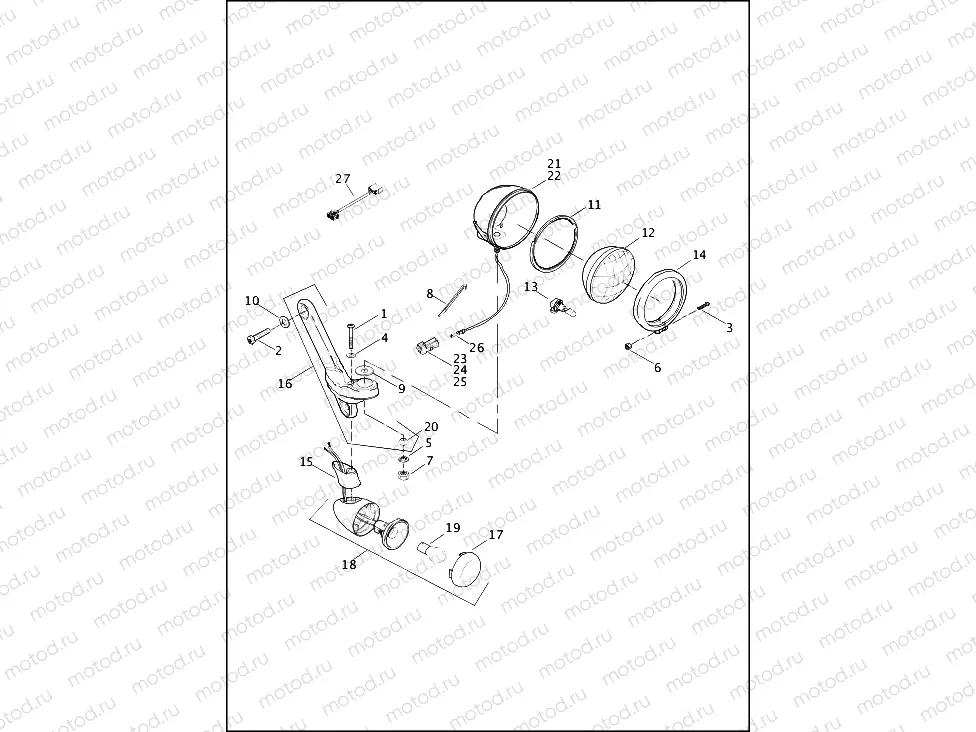 AUXILIARY / FOG LAMPS & TURN SIGNALS, FRONT