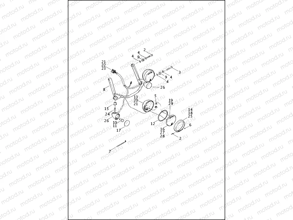 AUXILIARY/FOG LAMPS & TURN SIGNALS, FRONT