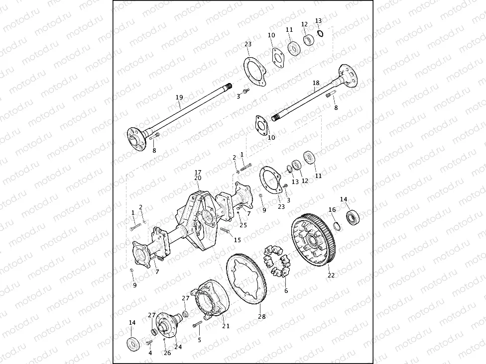 AXLE ASSEMBLY, REAR