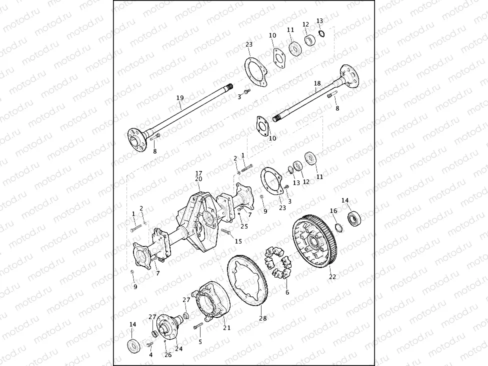 AXLE ASSEMBLY, REAR