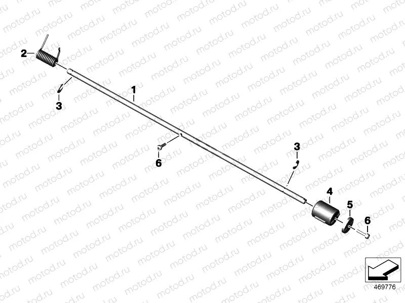 Axle storage compartment