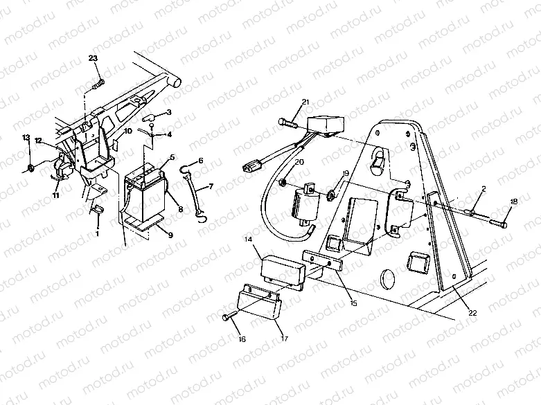 BATTERY BOX ASSEMBLY 250 4x6 / W928627 (4922902290037A) | BATTERY BOX ASSEMBLY 250 4x6 / W928627 (4922902290037A)