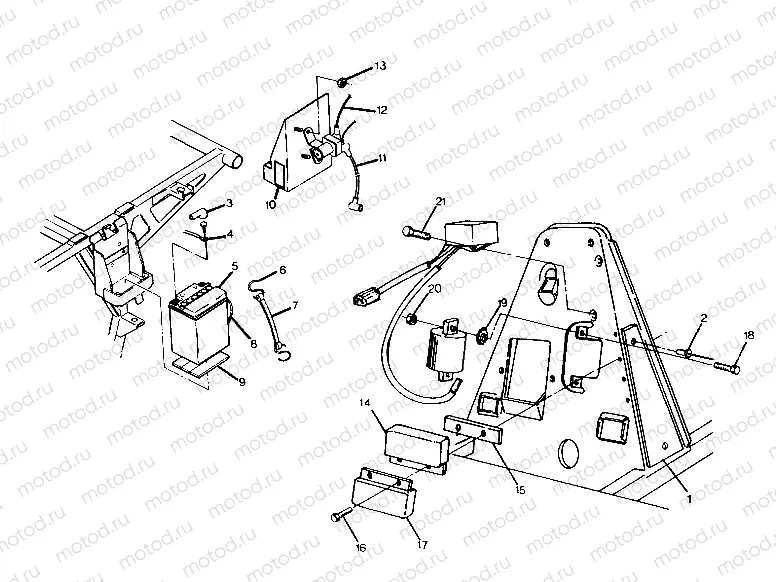 BATTERY BOX ASSEMBLY 250 6x6 / W928727 (4922842284036A) | BATTERY BOX ASSEMBLY 250 6x6 / W928727 (4922842284036A)