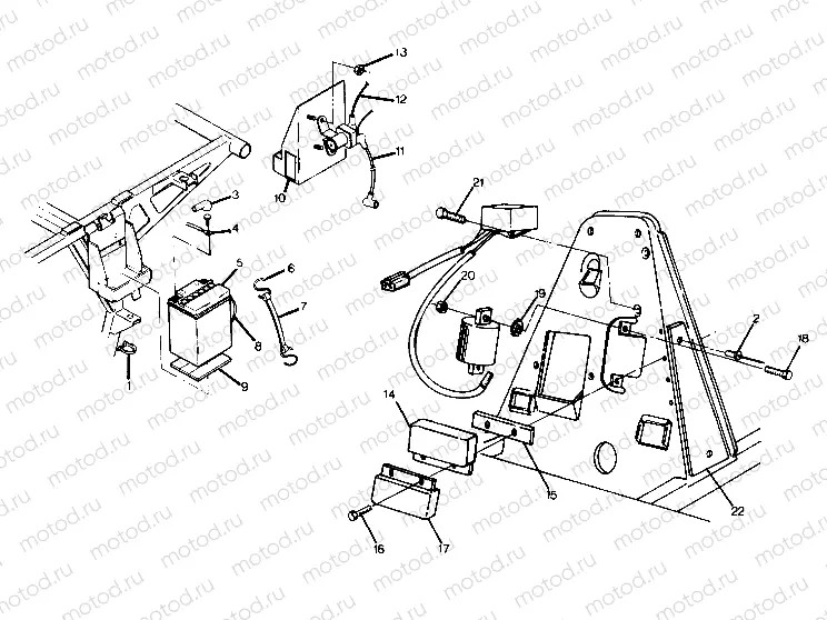 BATTERY BOX ASSEMBLY 6X6 (4919811981036A) | BATTERY BOX ASSEMBLY 6X6 (4919811981036A)
