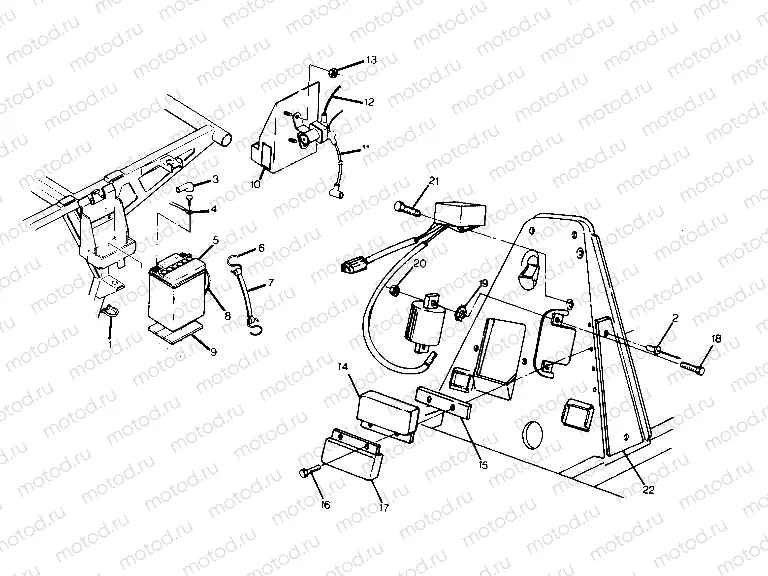 BATTERY BOX ASSEMBLY BIG BOSS 4X6 (4919801980033A) | BATTERY BOX ASSEMBLY BIG BOSS 4X6 (4919801980033A)