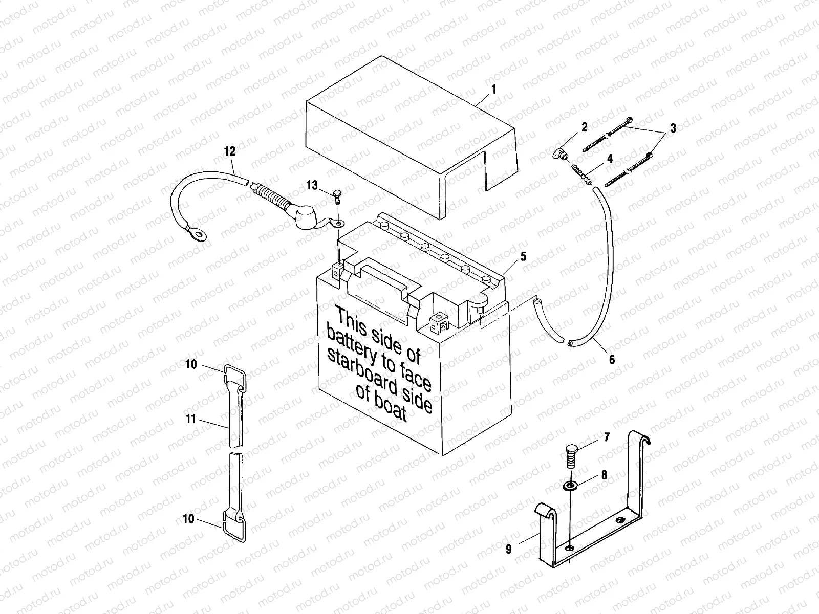 BATTERY BOX - B994978 (4951515151b006) | BATTERY BOX - B994978 (4951515151b006)
