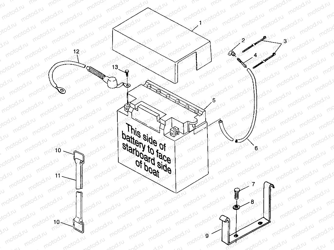 BATTERY BOX - I984978 (4945834583b006) | BATTERY BOX - I984978 (4945834583b006)