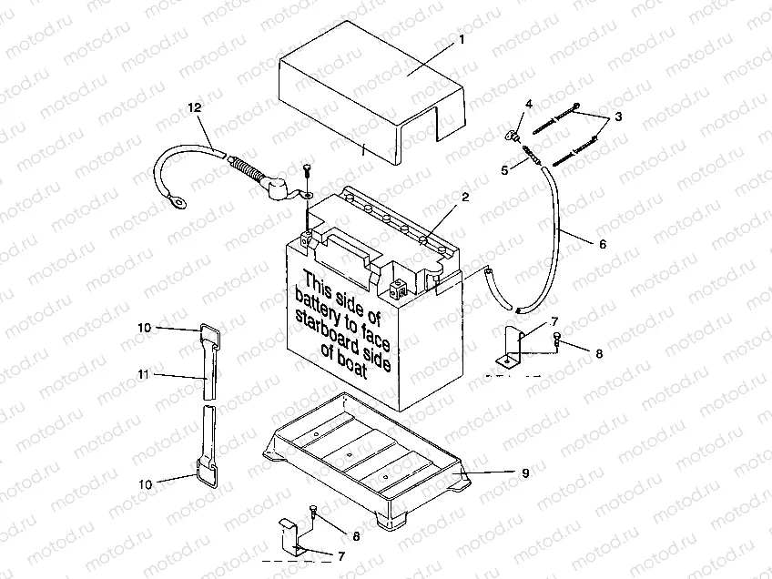 BATTERY BOX SL 650 / B934058 (4924732473015A) | BATTERY BOX SL 650 / B934058 (4924732473015A)