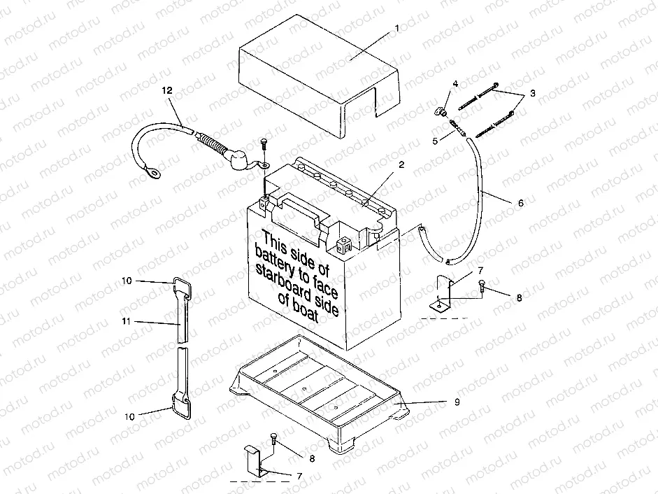 BATTERY BOX SL 650 B944058 (4926992699015A) | BATTERY BOX SL 650 B944058 (4926992699015A)