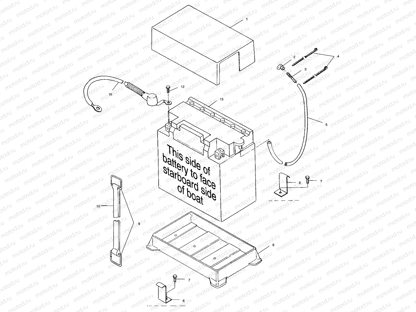 BATTERY BOX - W004673D (4955755575B007) | BATTERY BOX - W004673D (4955755575B007)