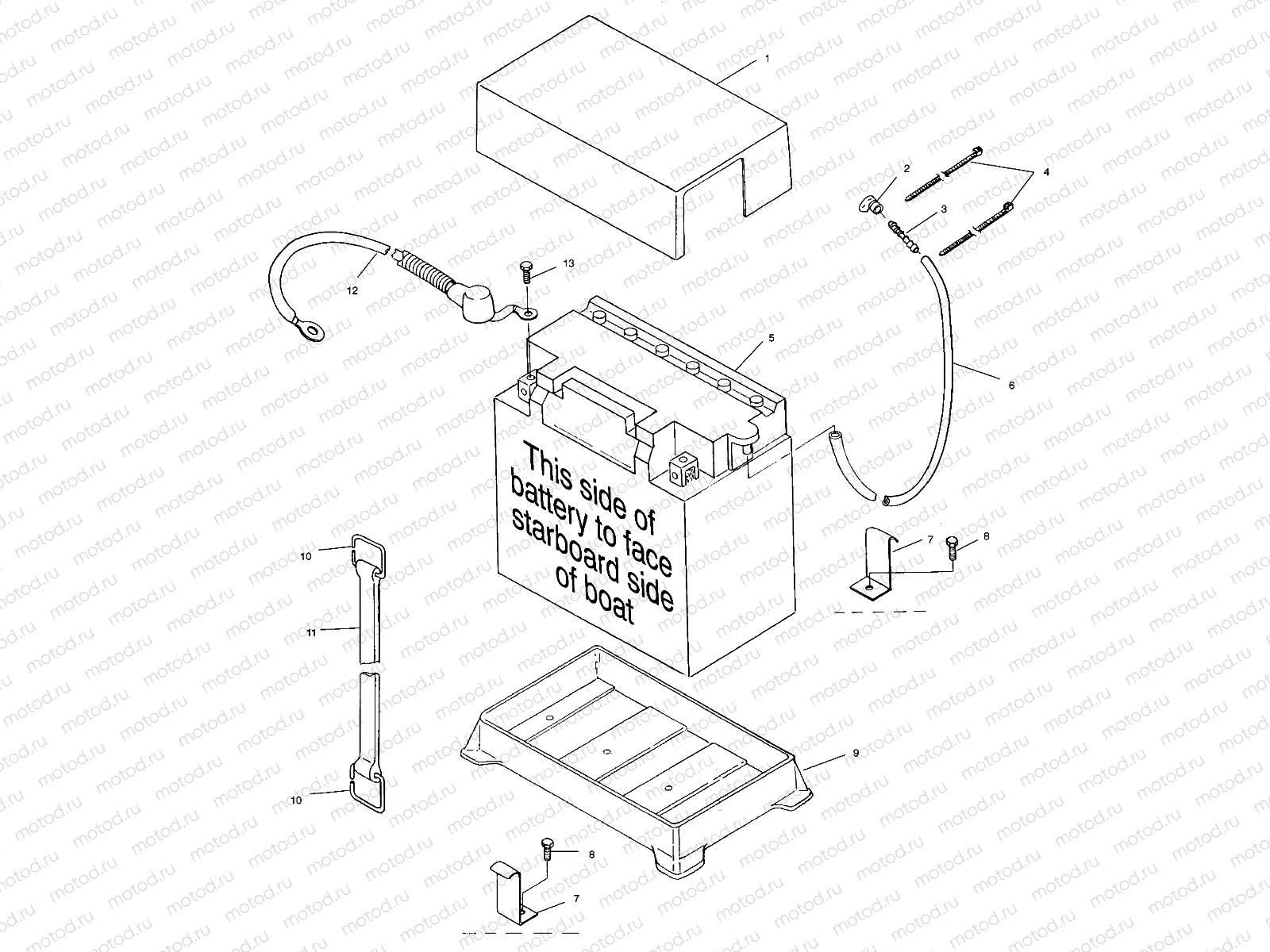 BATTERY BOX - W004699D (4955765576B007) | BATTERY BOX - W004699D (4955765576B007)