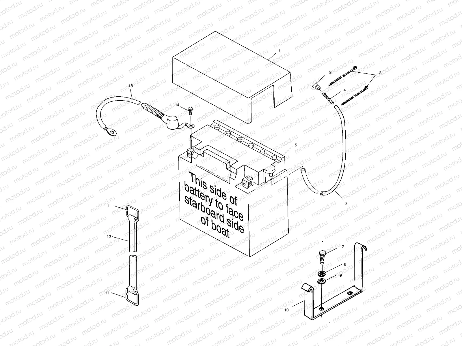 BATTERY BOX - W004978I (4955795579B006) | BATTERY BOX - W004978I (4955795579B006)