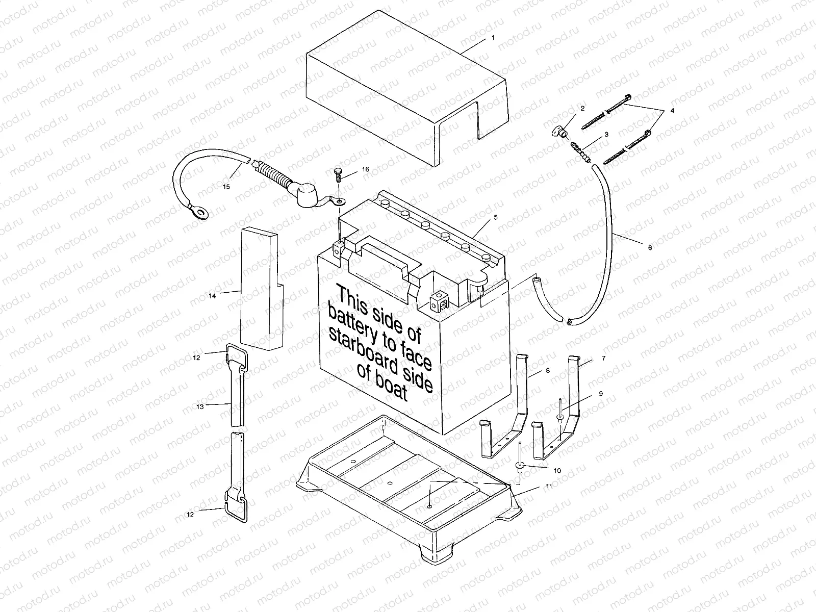 BATTERY BOX - W004999D (4955805580B007) | BATTERY BOX - W004999D (4955805580B007)