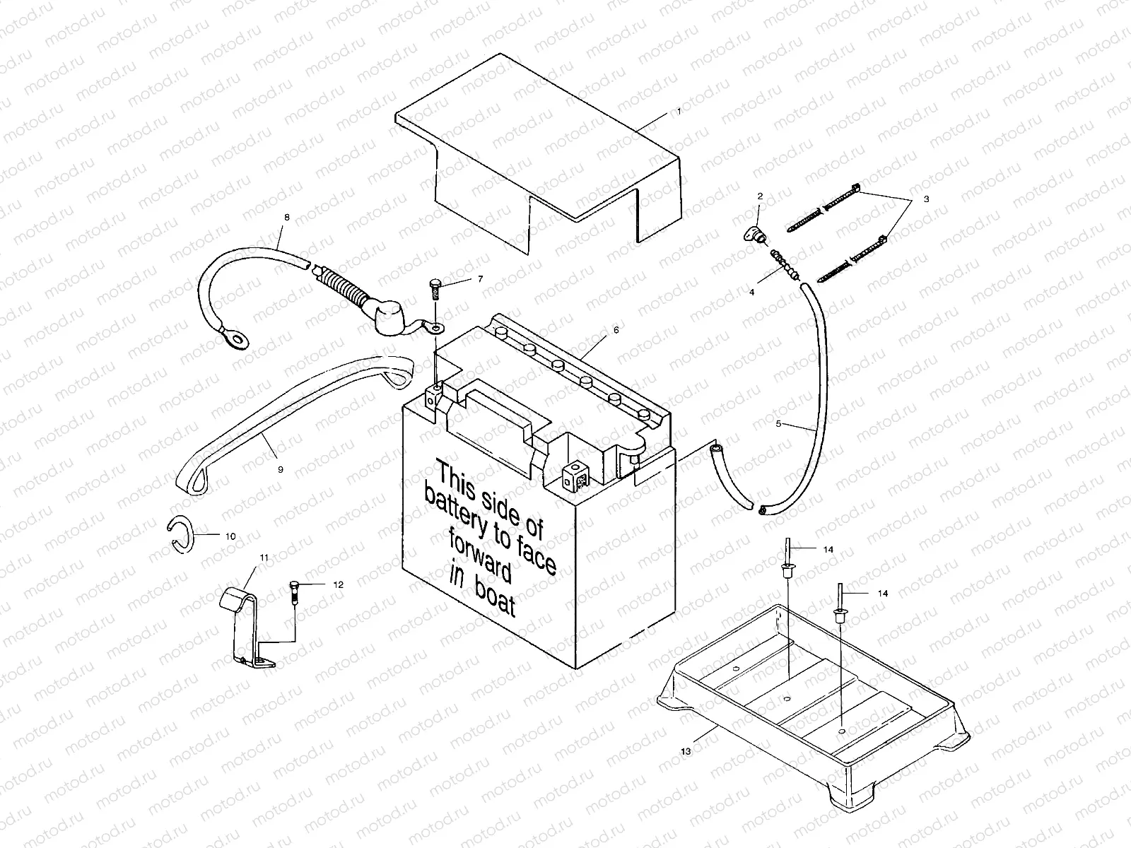 BATTERY BOX - W005098I (4955785578C002) | BATTERY BOX - W005098I (4955785578C002)