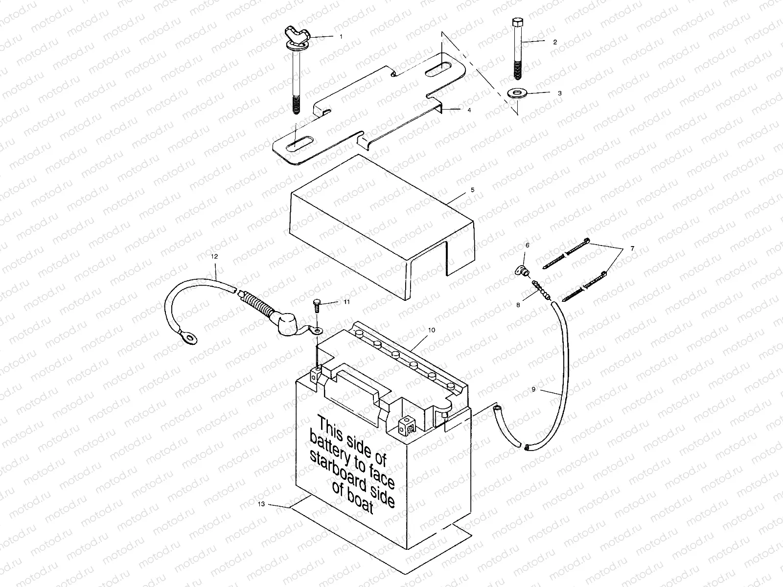 BATTERY BOX - W005199D (4955825582B014) | BATTERY BOX - W005199D (4955825582B014)