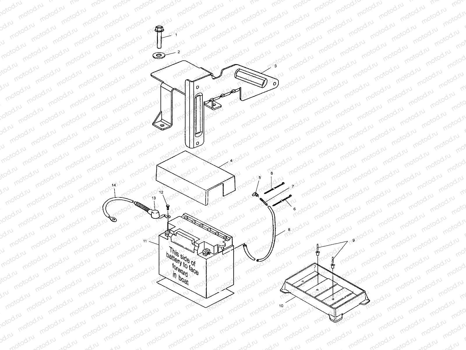 BATTERY BOX - W025098D/W025098C/W025098I (4971447144B12) | BATTERY BOX - W025098D/W025098C/W025098I (4971447144B12)