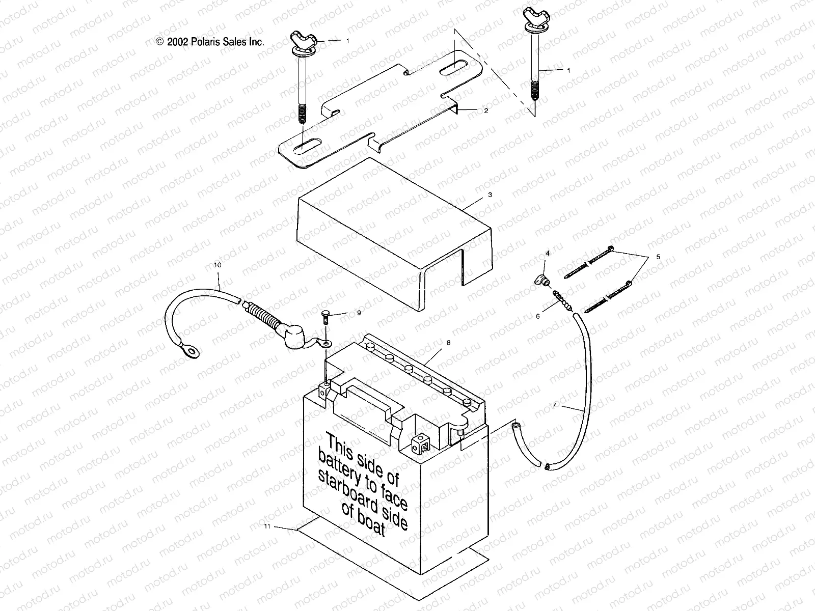 BATTERY BOX - W035197DA/W035197IA (4980998099B07) | BATTERY BOX - W035197DA/W035197IA (4980998099B07)