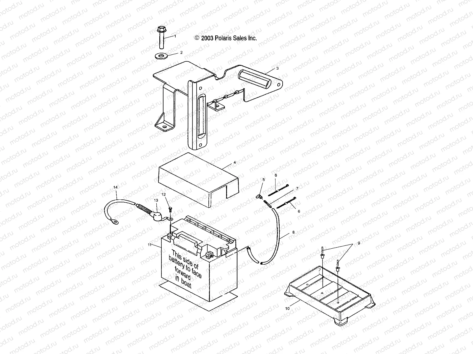 BATTERY BOX - W045098CA/IA (4990459045B12) | BATTERY BOX - W045098CA/IA (4990459045B12)