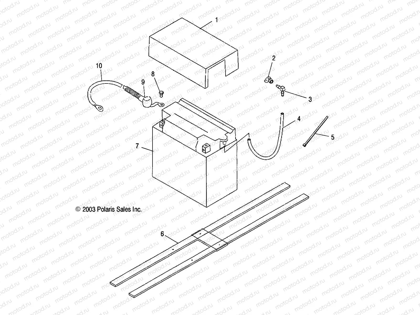 BATTERY BOX - W045303CA/IA (4990539053B09) | BATTERY BOX - W045303CA/IA (4990539053B09)