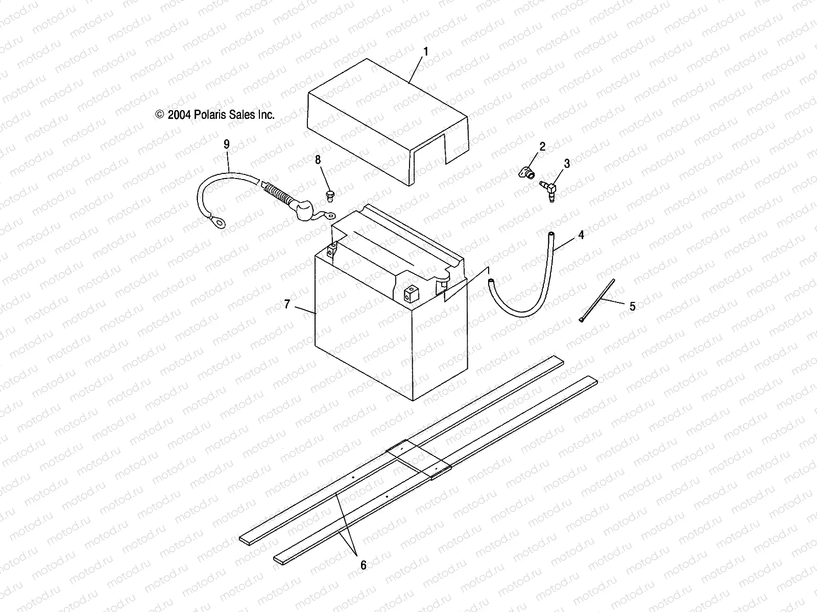 BATTERY BOX - W045304CA/IA/CB/IB/CC/IC (4990559055B06) | BATTERY BOX - W045304CA/IA/CB/IB/CC/IC (4990559055B06)