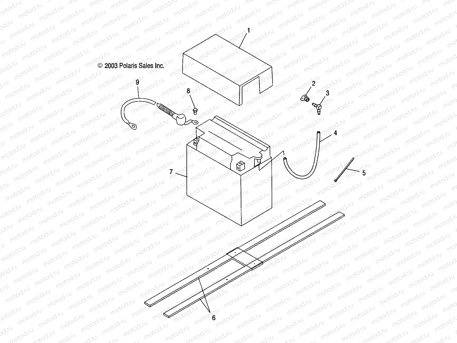 BATTERY BOX - W045305CA/IA/CB/IB/IE/CC/IC/CD/ID/IF (4990579057B06) | BATTERY BOX - W045305CA/IA/CB/IB/IE/CC/IC/CD/ID/IF (4990579057B06)