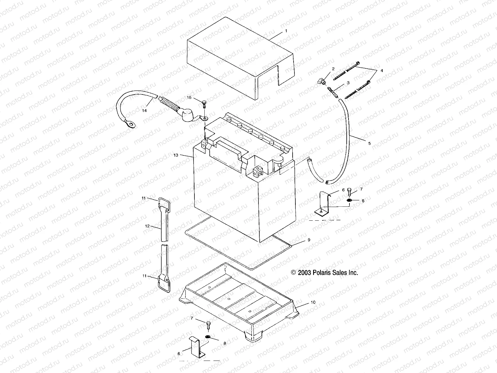 BATTERY BOX - W045402DA (4990599059A14) | BATTERY BOX - W045402DA (4990599059A14)