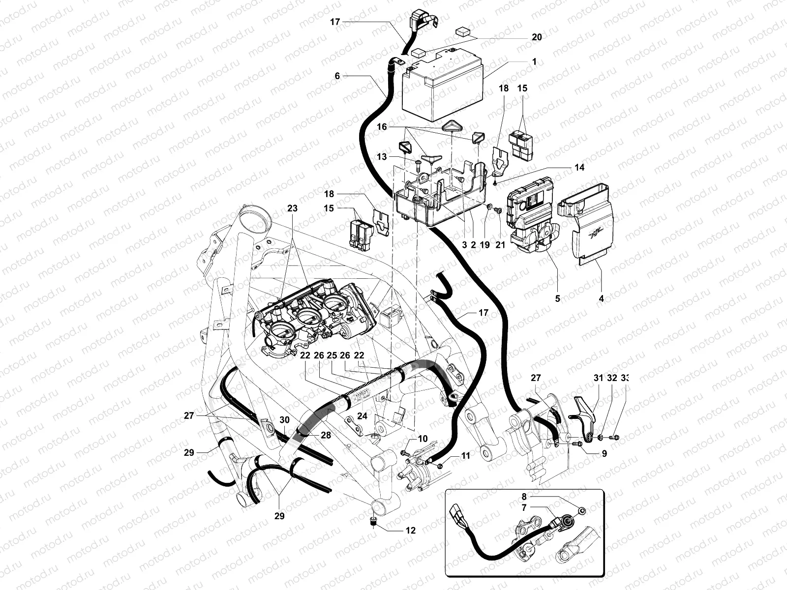 Battery - ECU