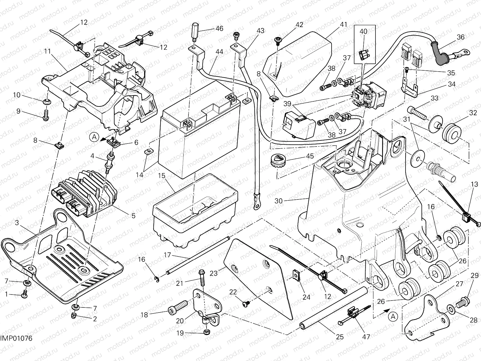 BATTERY HOLDER [MOD:M 821]