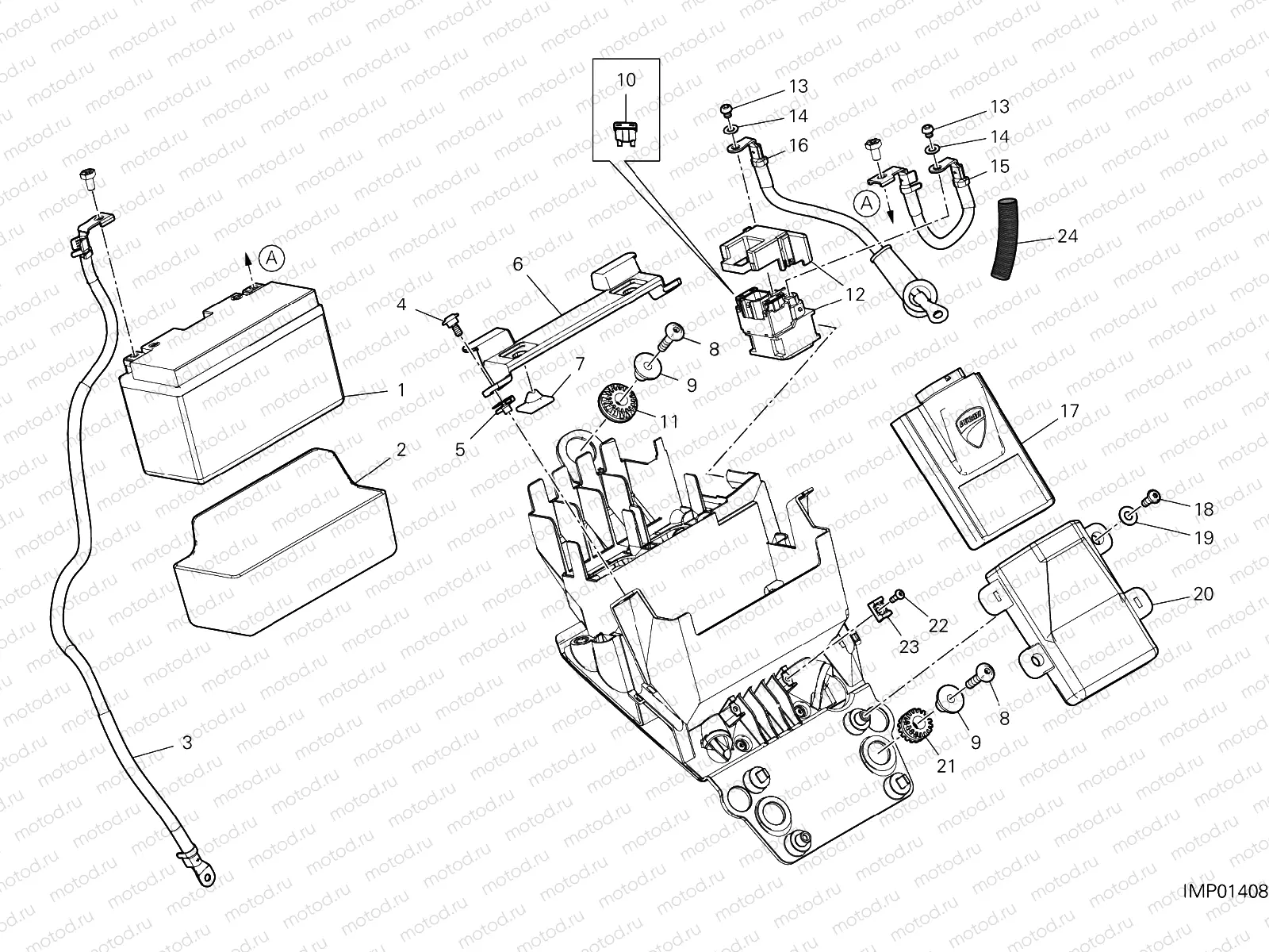 BATTERY HOLDER [MOD:M937]