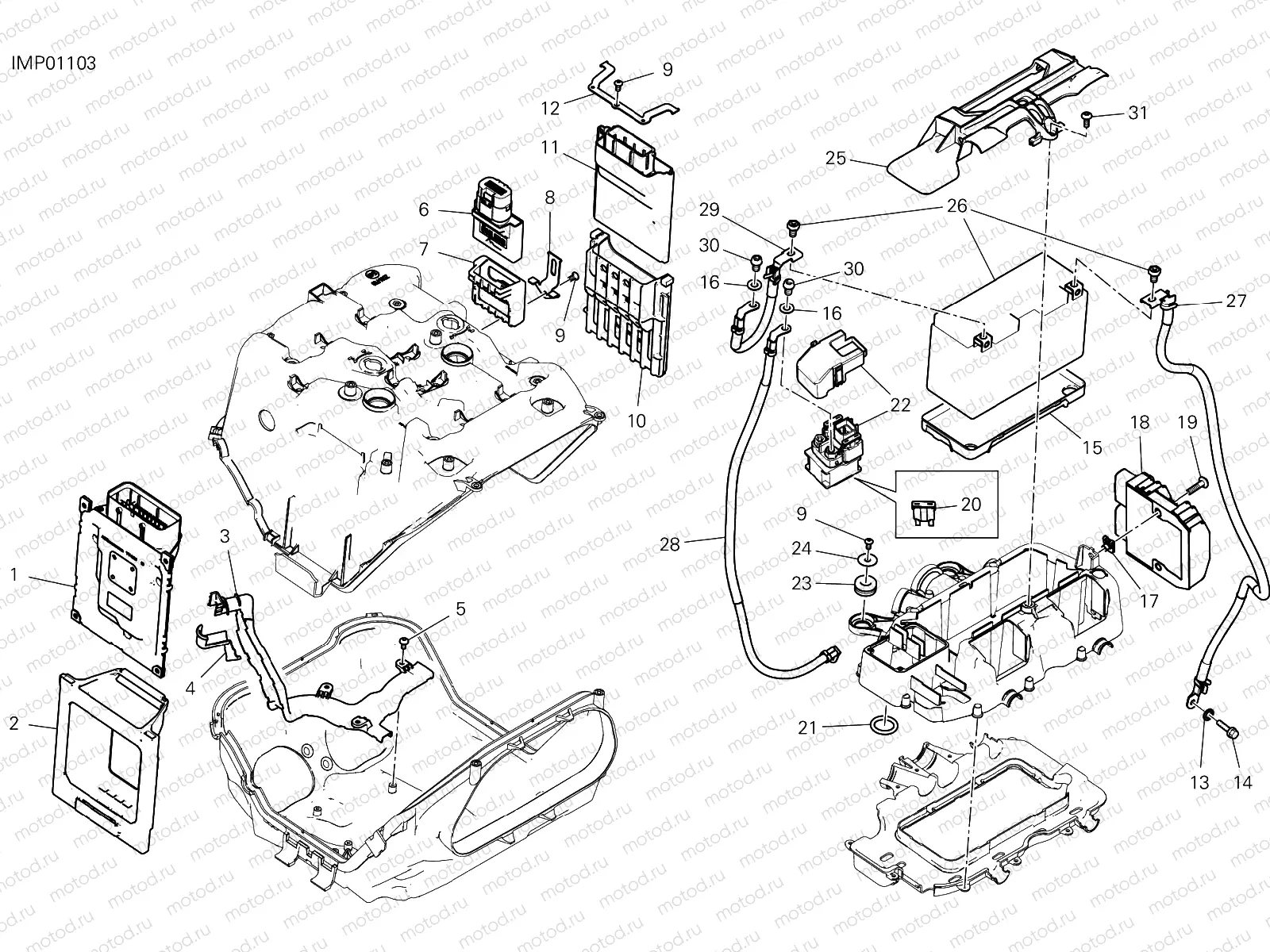 BATTERY HOLDER [MOD:PANV4]