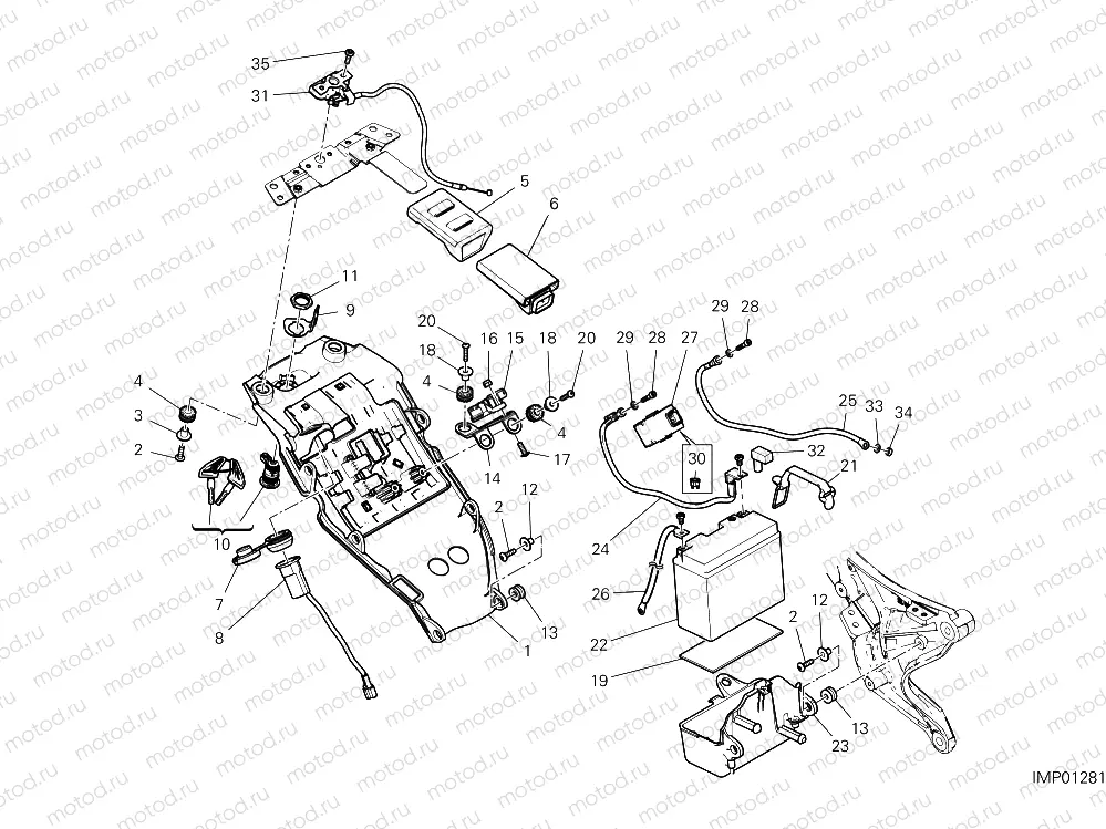 BATTERY HOLDER [MOD:SCR11SPO]