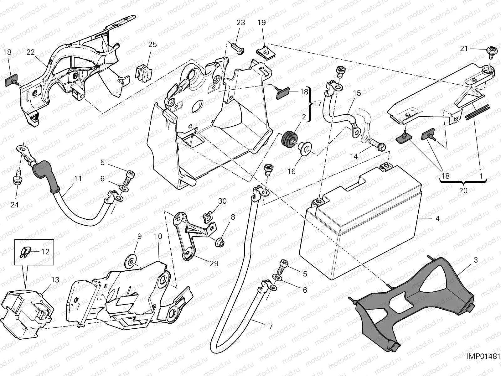 BATTERY HOLDER [MOD:SFV2;XST:AUS,BLG,EUR,GSO,JAP,ROK,TWN]