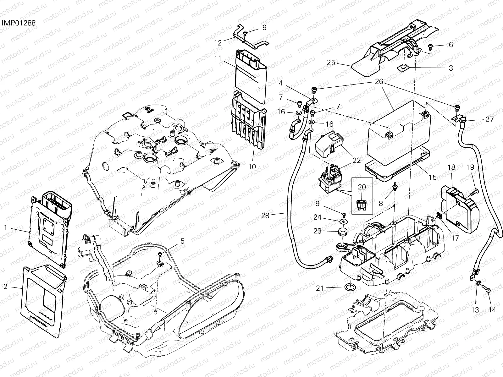 BATTERY HOLDER [MOD:SFV4]