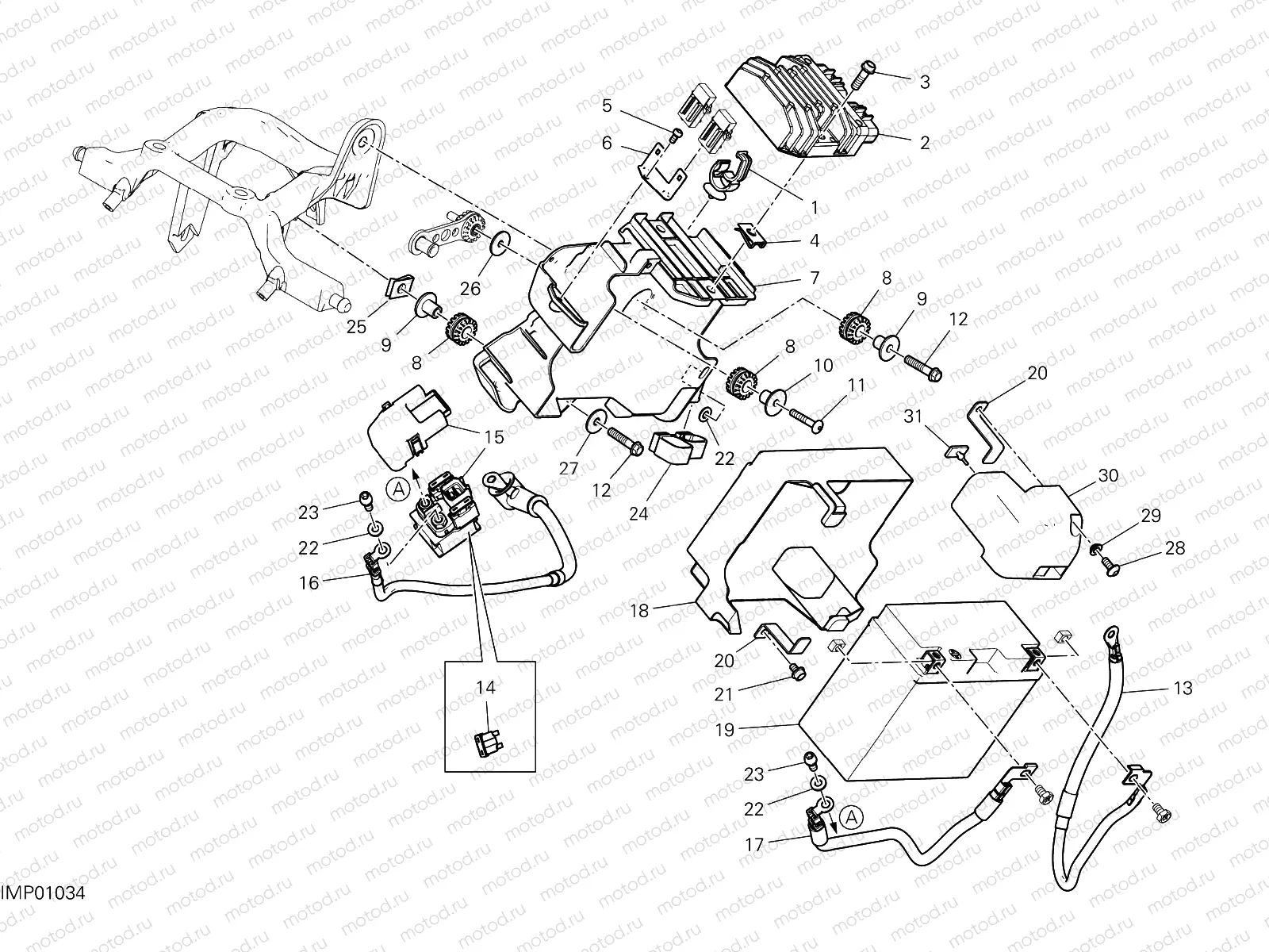 BATTERY HOLDER [MOD:SS 939]