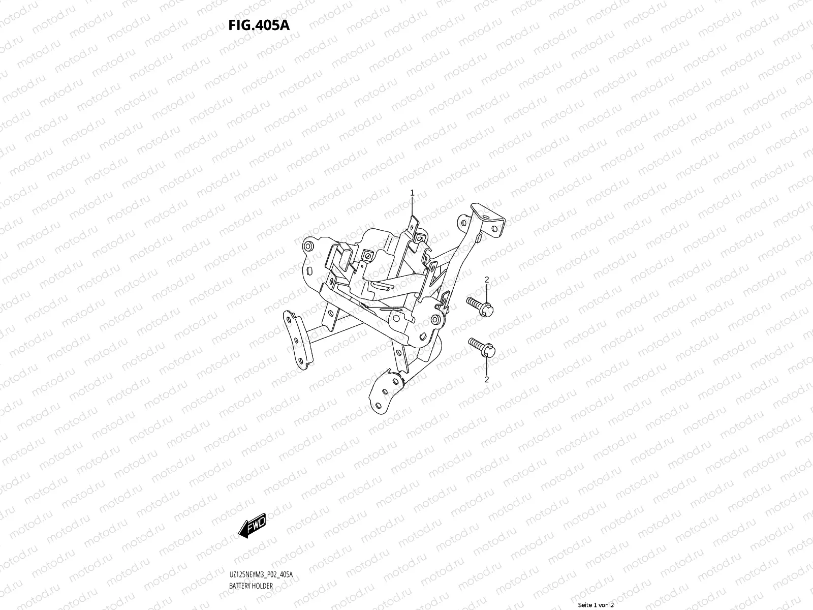 BATTERY HOLDER - ON-BOARD TOOL