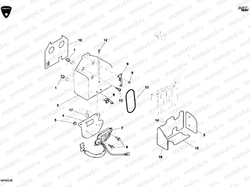 BATTERY HOLDER » WIRING HARNESS