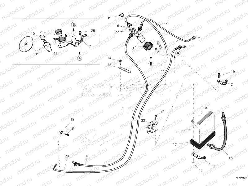 BATTERY HOLDER » WIRING HARNESS