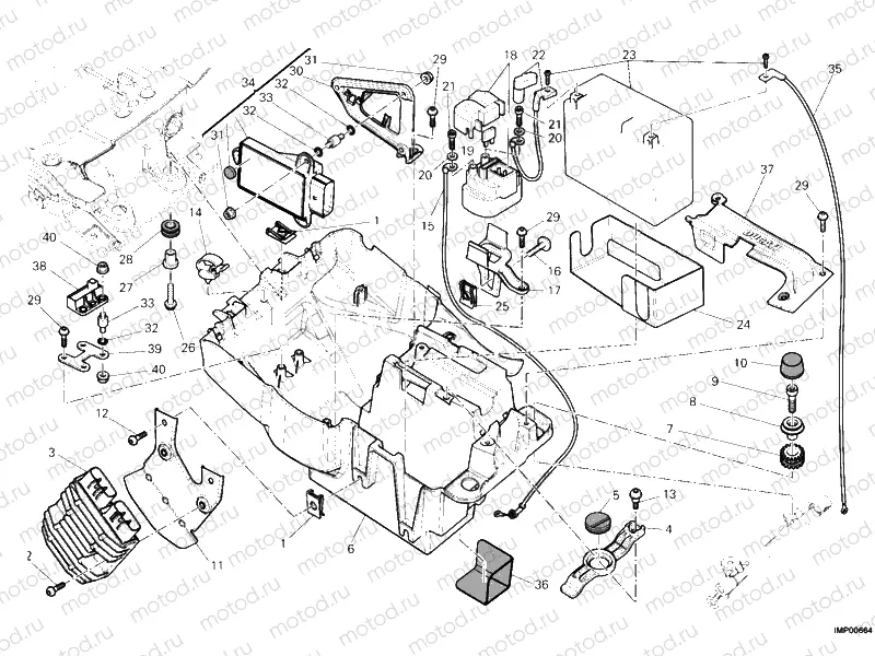 BATTERY HOLDER » WIRING HARNESS