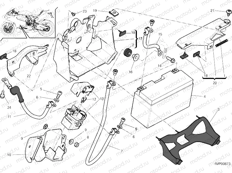 BATTERY HOLDER » WIRING HARNESS