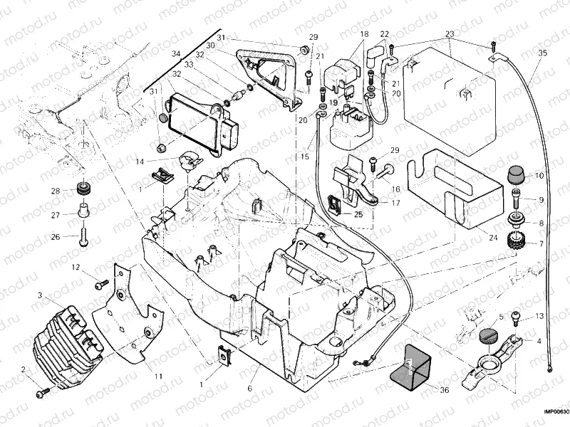 BATTERY HOLDER » WIRING HARNESS