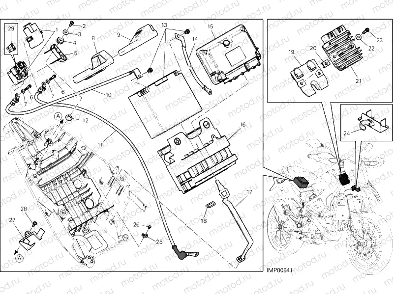 BATTERY HOLDER » WIRING HARNESS