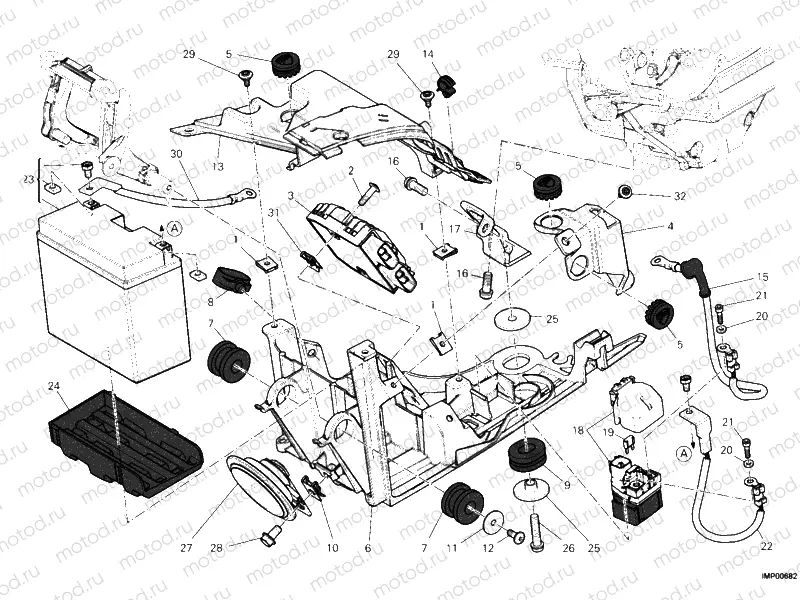 BATTERY HOLDER » WIRING HARNESS