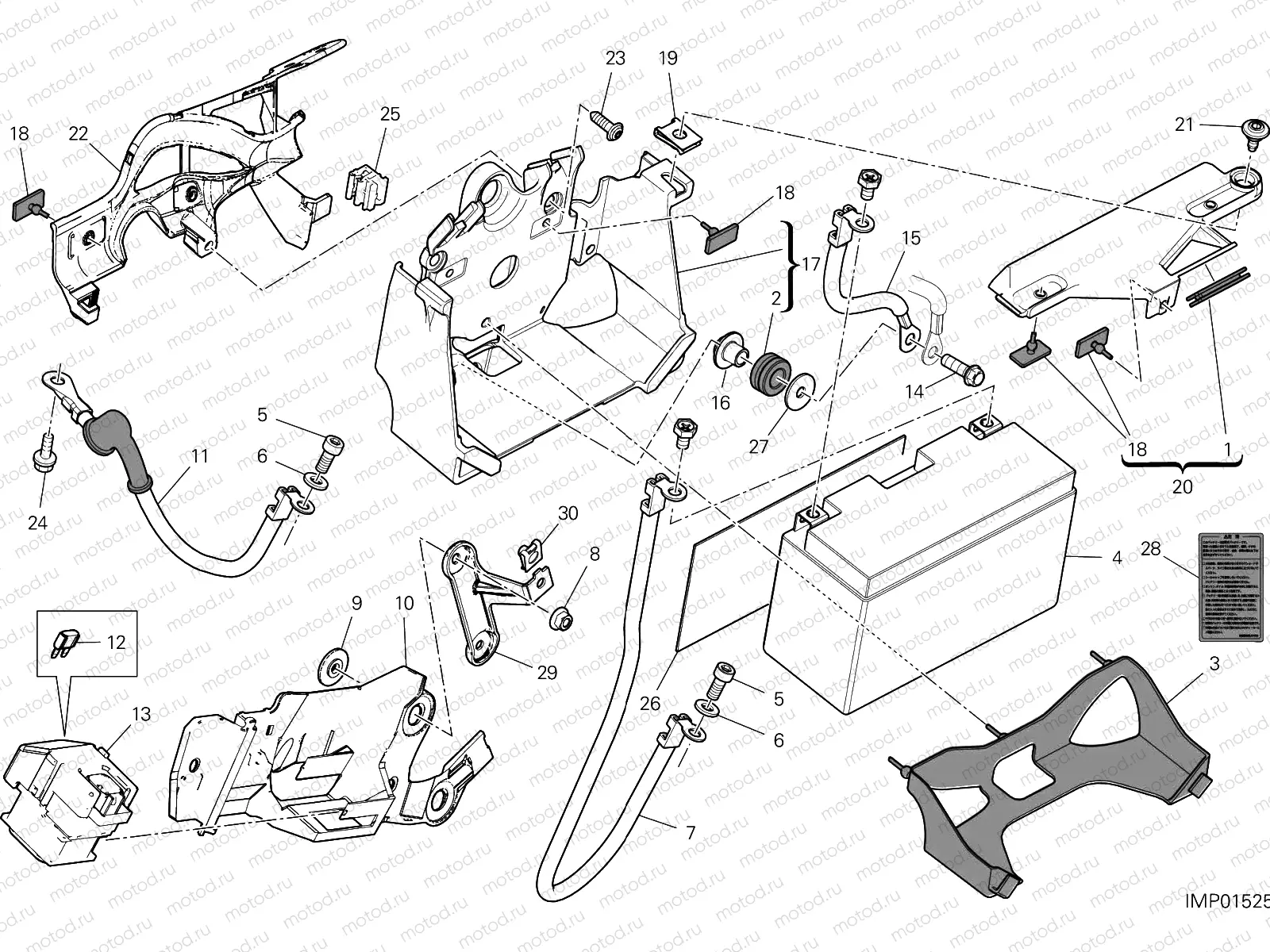 BATTERY HOLDER [XST:JPN]
