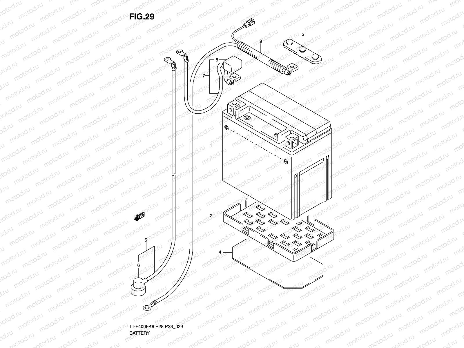 BATTERY (MODEL K8/K9)