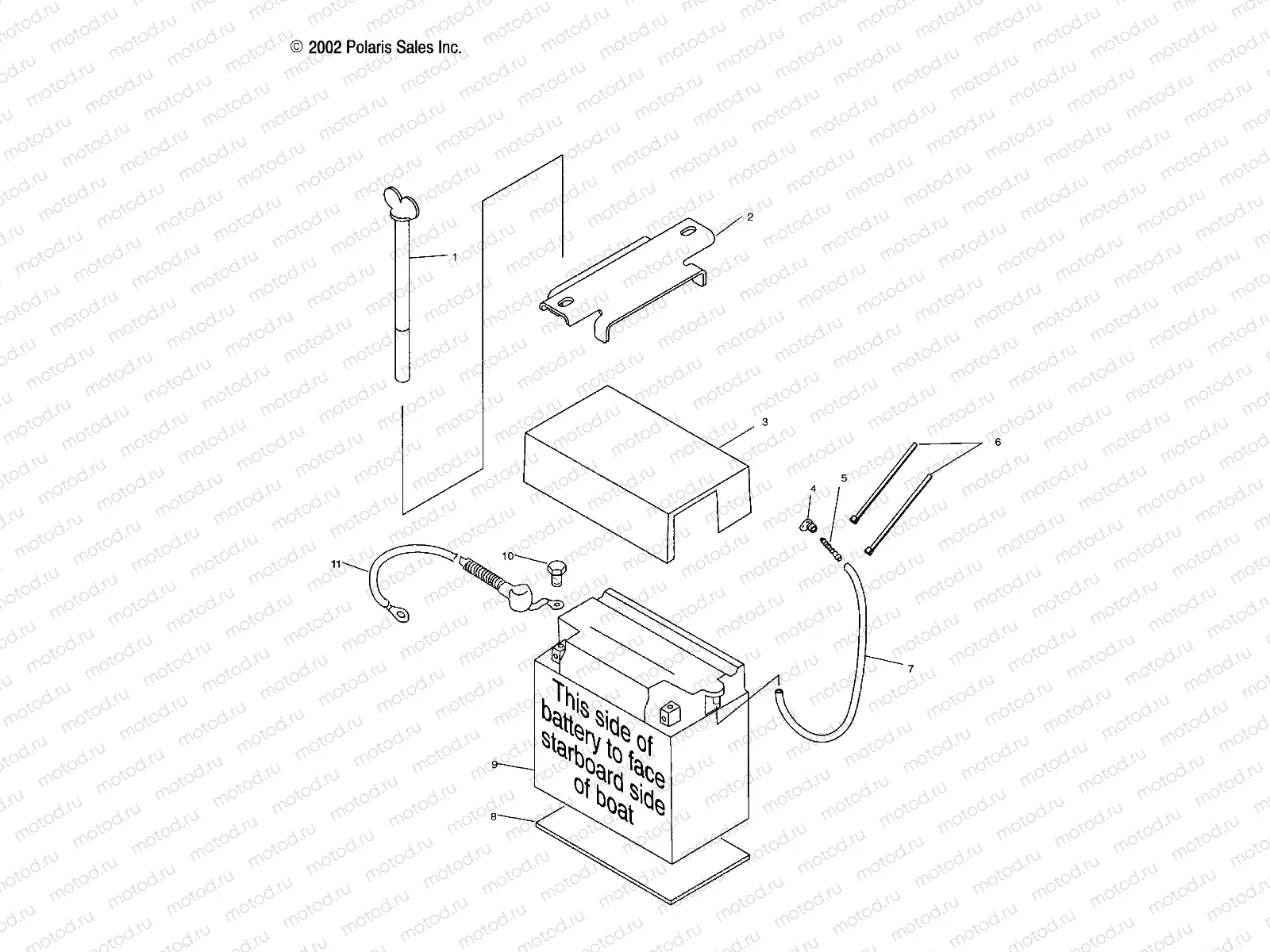 BATTERY - W035101CA/W035101IA (4981048104B07) | BATTERY - W035101CA/W035101IA (4981048104B07)