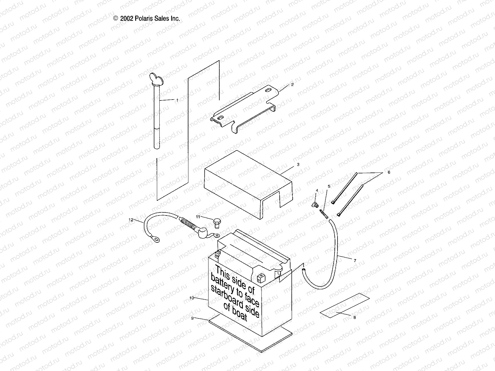 BATTERY - W035297DA/W035297IA (4980978097B05) | BATTERY - W035297DA/W035297IA (4980978097B05)
